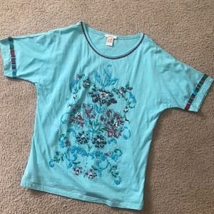 Sundance Beaded Tee